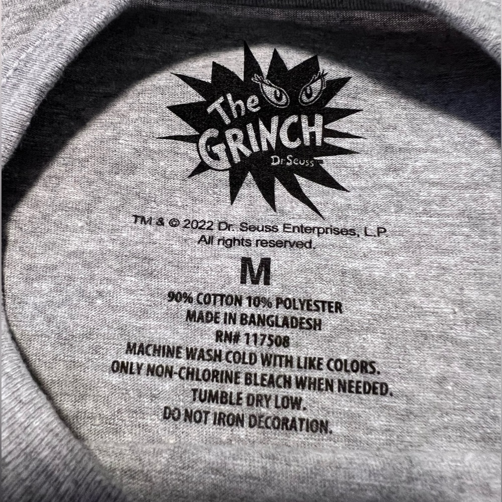 Grinch Christmas Shirt unisex - Picture 4 of 5